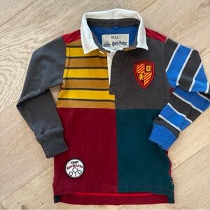 Marks & Spencer Harry Potter Patchwork Rugby Top - Multi Color